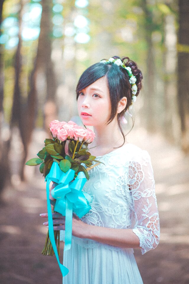 Bride wedding dress