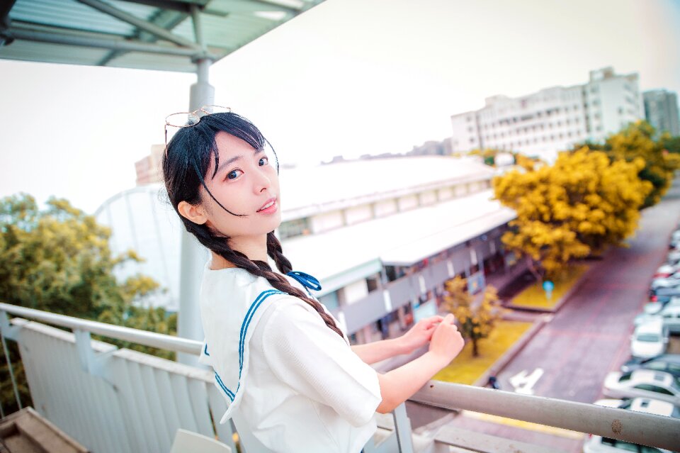 Female high school student