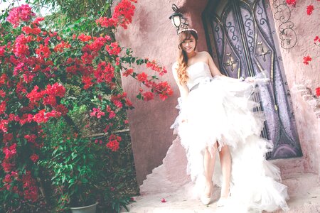Wedding bride girl woman