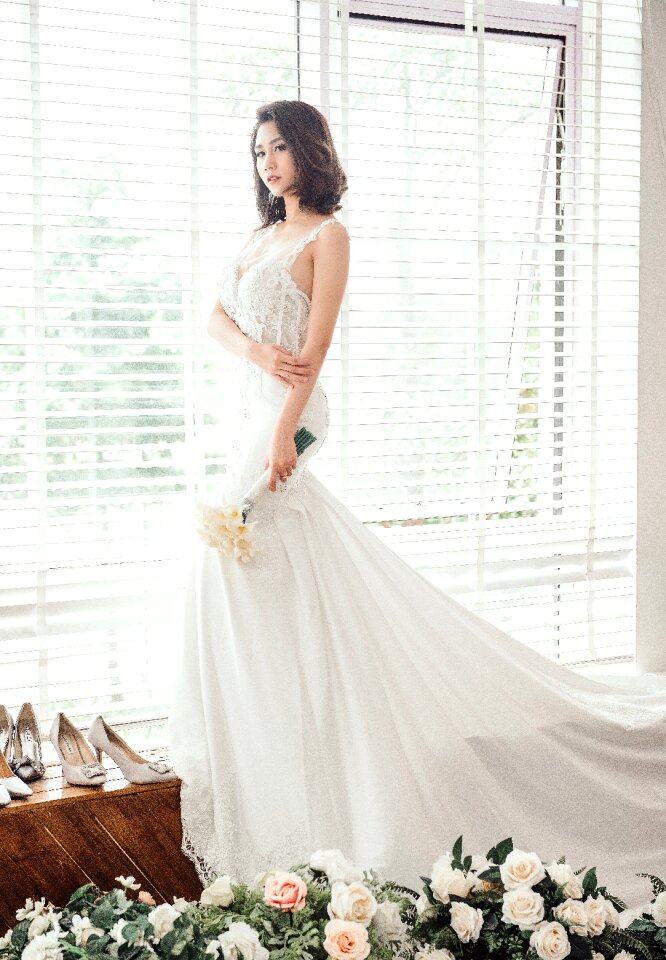 Wedding dress bride