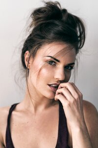 Woman girl portrait