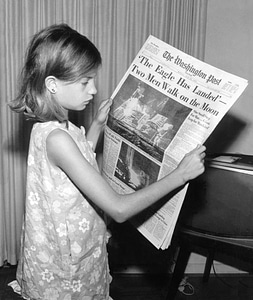 Moon landing child 21 july 1969