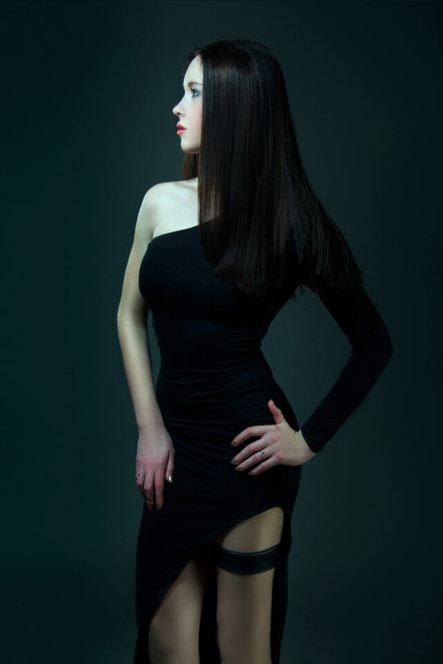 Woman girl portrait