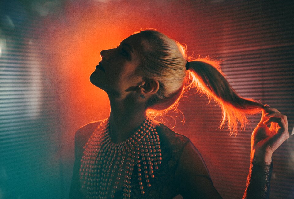 Woman girl portrait
