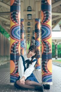 Woman girl portrait