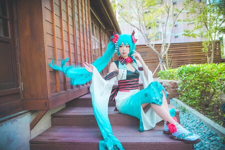 Hatsune miku cosplay