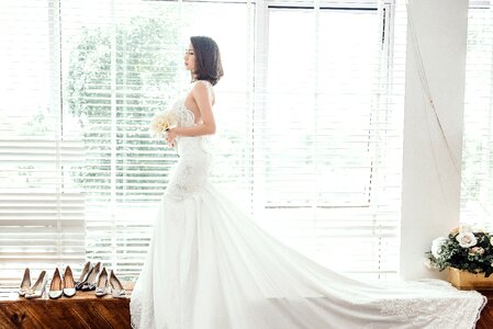 Wedding dress bride
