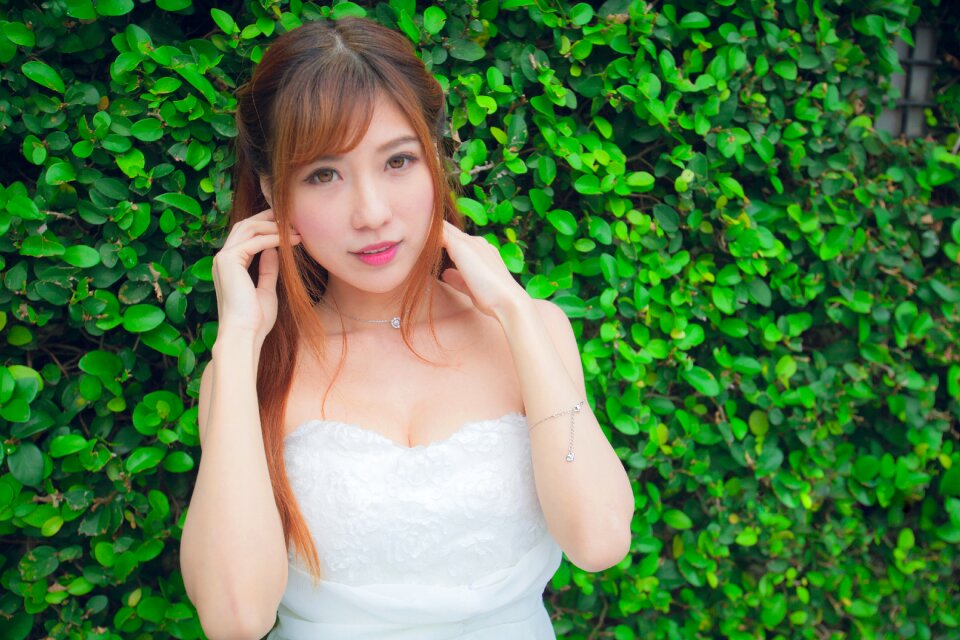 Woman girl portrait