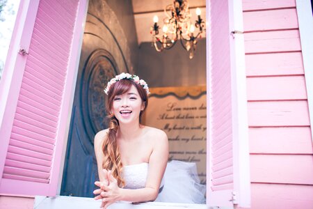 Bride wedding dress