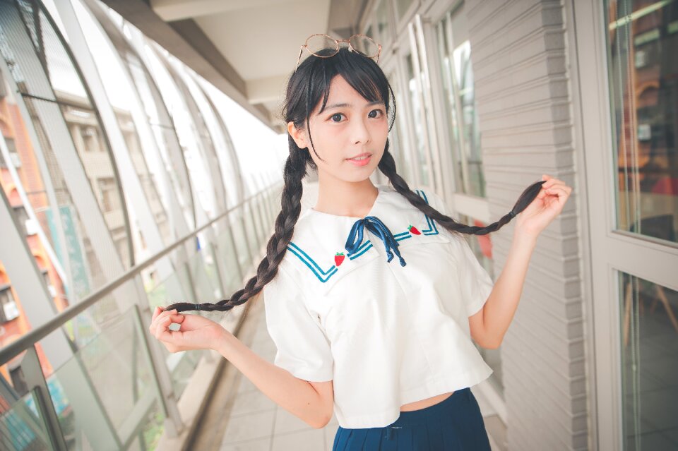Female high school student