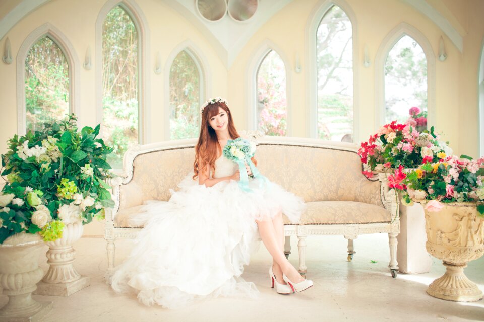 Wedding bride girl woman