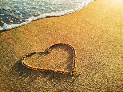 Beach heart