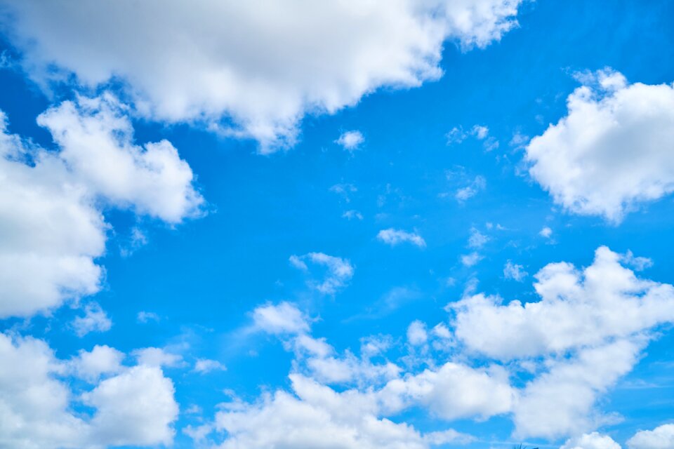 Blue sky clouds