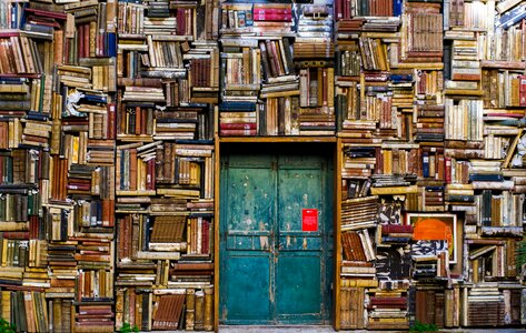 Book wall door