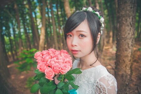 Bride wedding dress
