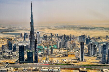 Burj khalifa dubai cityscape photo