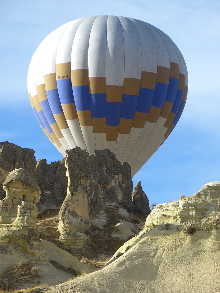 Hot air balloon flying drive