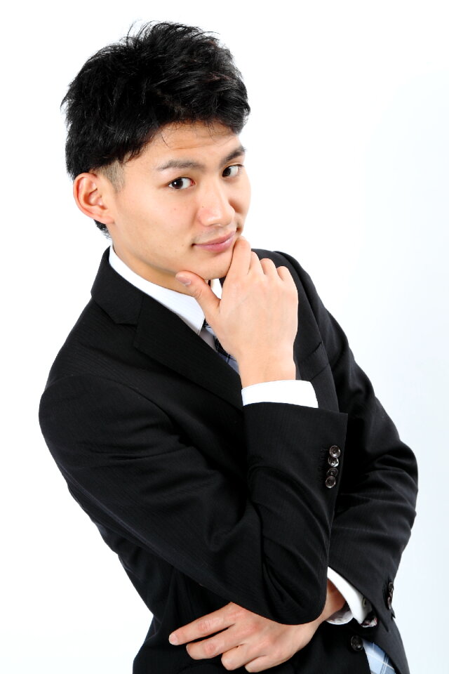 Business man thinking