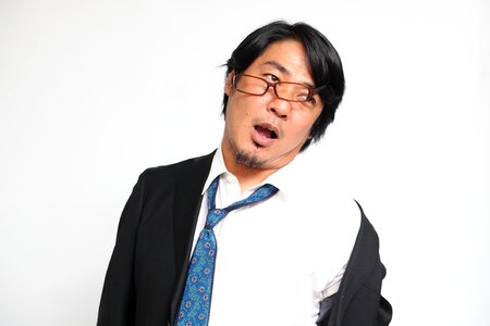 Business man tired