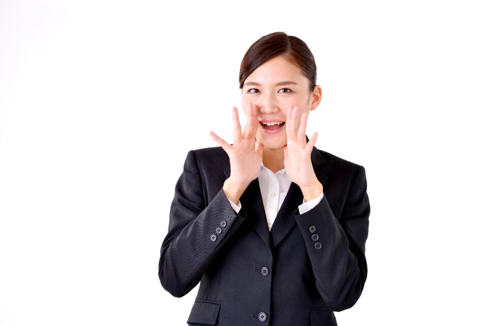 Business woman call