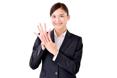 Business woman nine