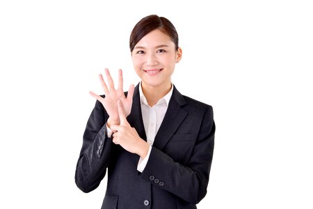 Business woman six