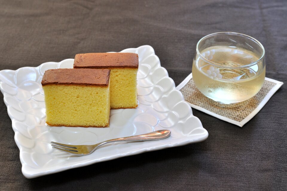 Castella dessert food