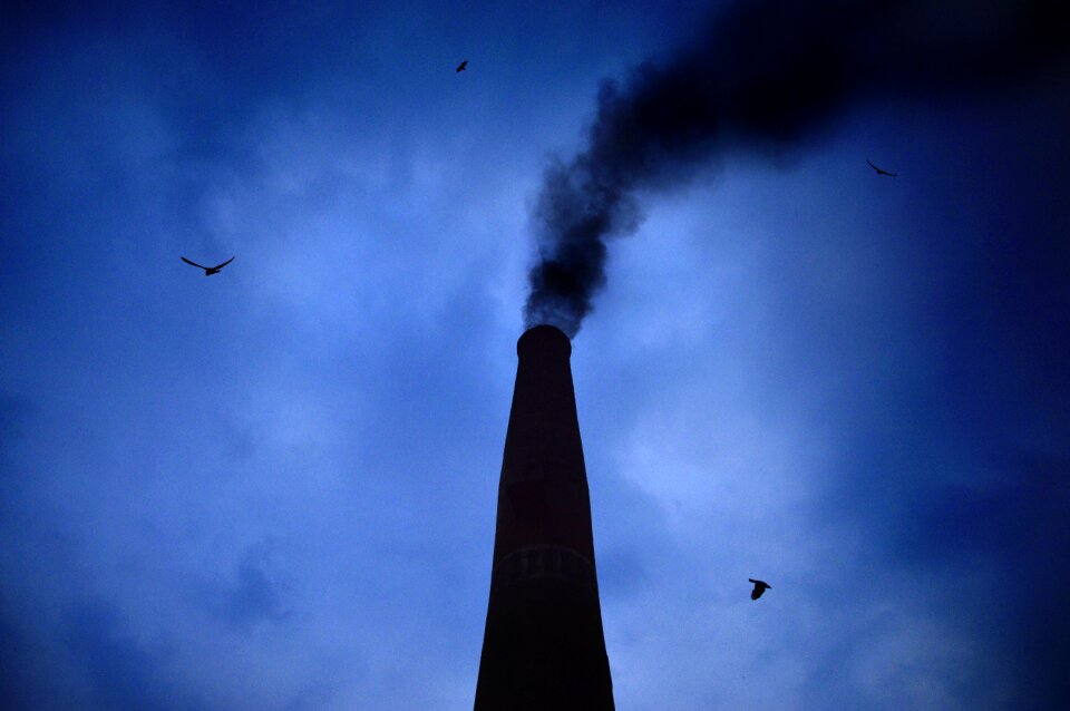 Chimney smoke