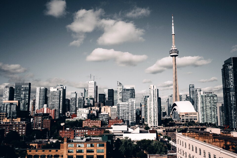 Cn tower cityscape tront
