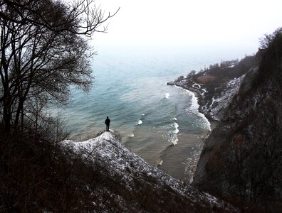 Coast sea cliff