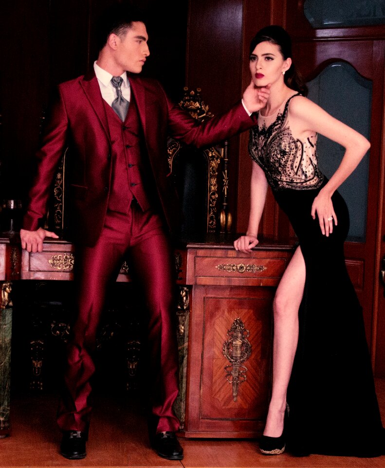 Couple fashion models