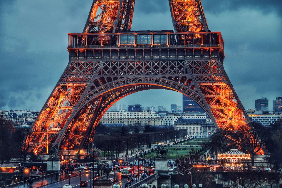 Eiffel tower paris photo