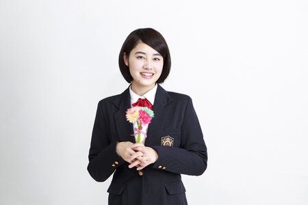 Female student flower