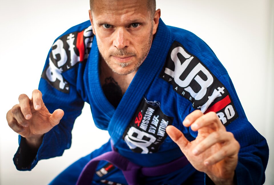 Fighter brazilian jiu jitsu