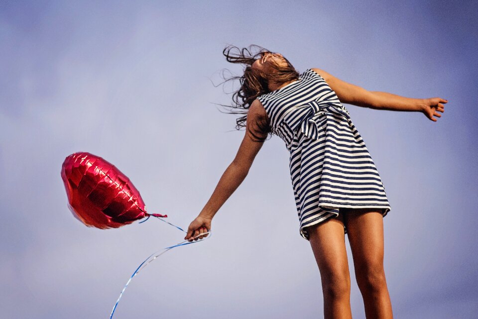 Girl joy