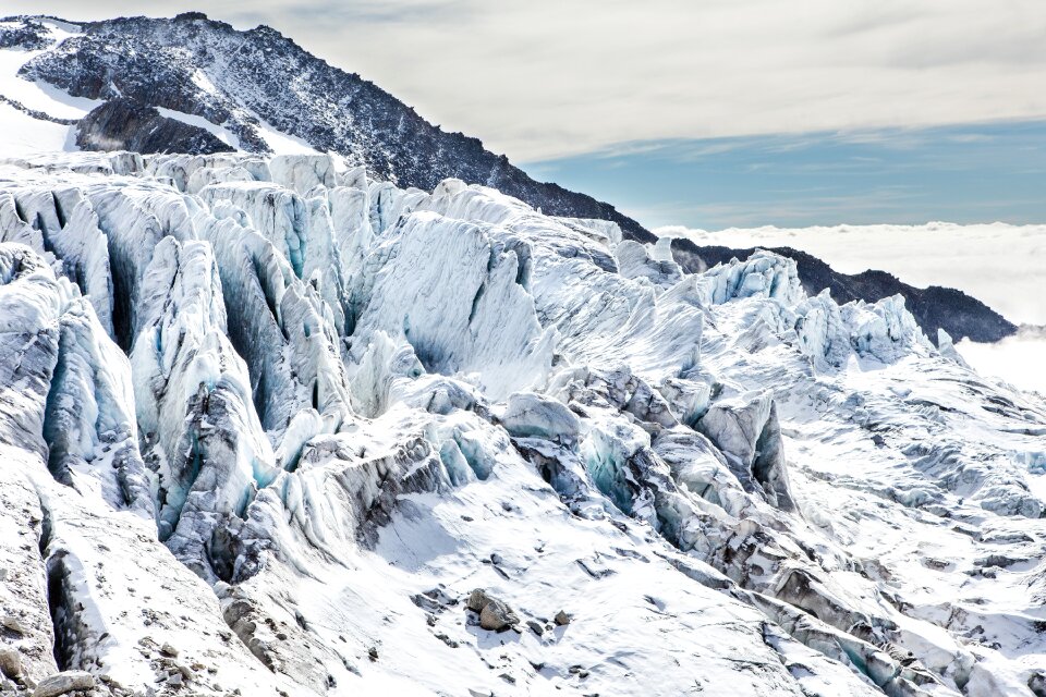 Glacier alps mountains