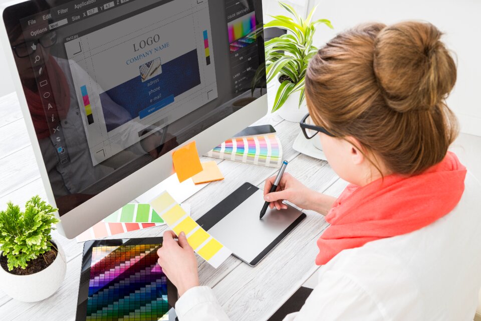 Graphic designer work