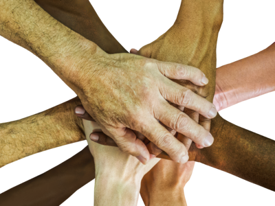 Hands teamwork