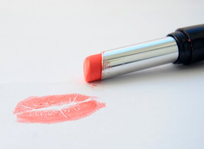 Kiss mark lip photo