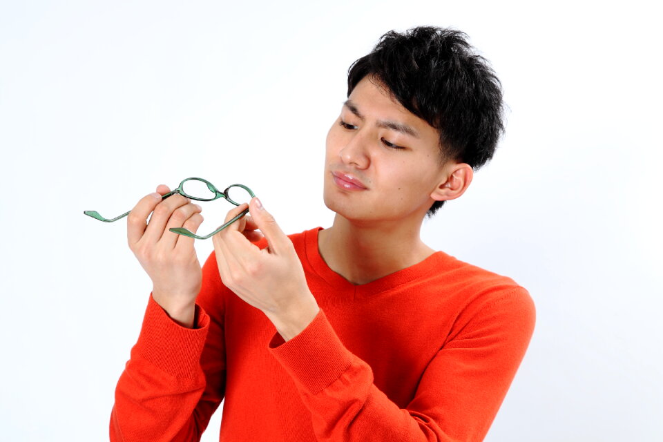 Man portrait glasses