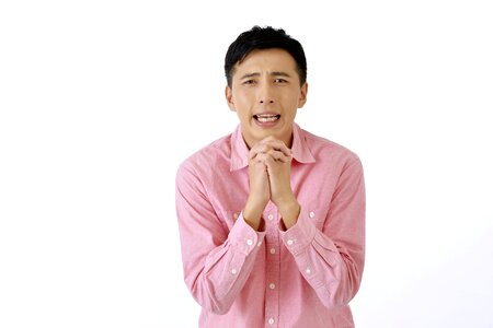 Man praying