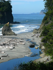 Usa landscape shoreline photo