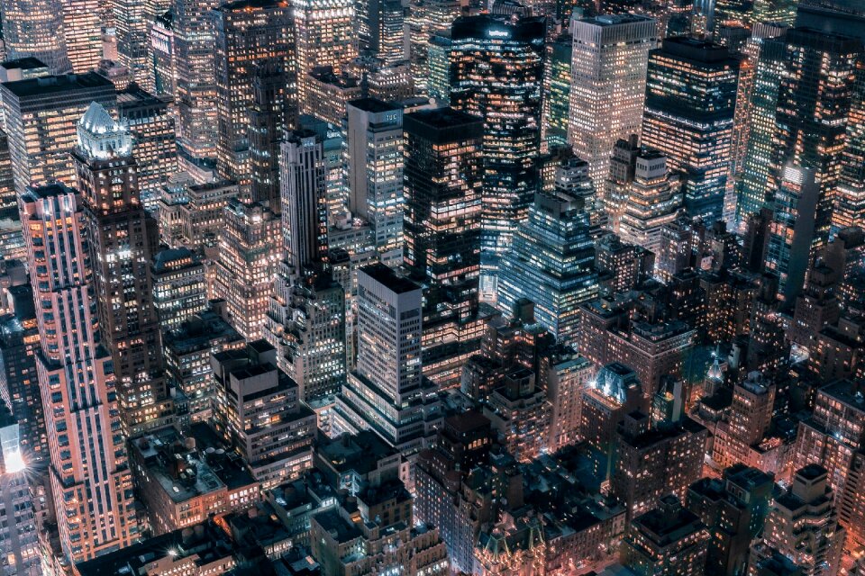 New york cityscape nigth