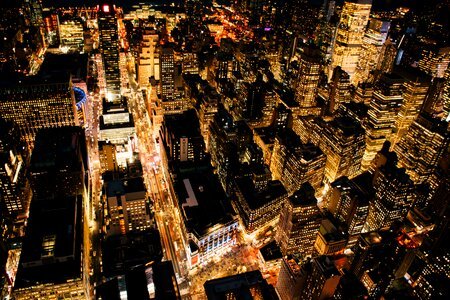 Night cityscape photo