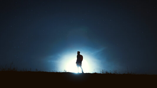 Night light silhouette