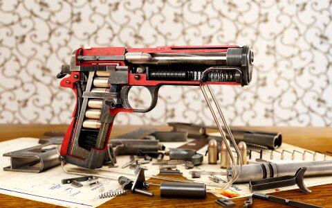 Pistol handgun photo