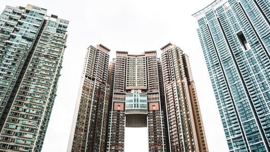 Residential tower hong kong photo
