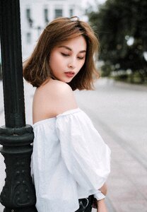 Woman girl portrait