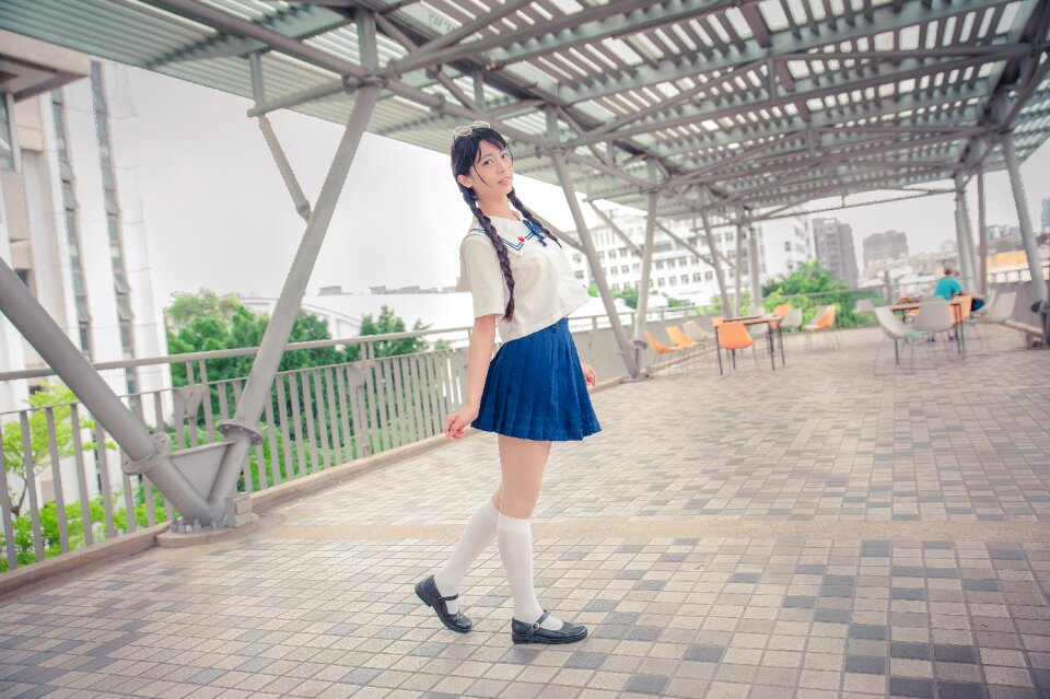 Female high school student
