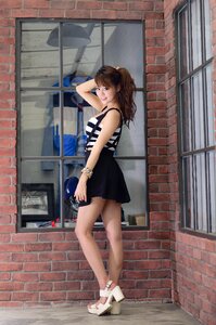 Woman girl portrait